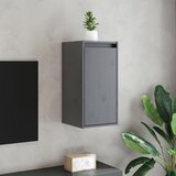 Furnova Stenska omarica siva 30x30x60 cm trdna borovina, (21949869) | Shoptok.si