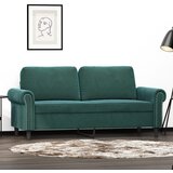 vidaXL Dvosed temno zelen 140 cm žamet Cene