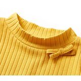  Dječja majica dugih rukava rebrasto pletena tamna oker 92 | Eponuda.com