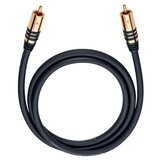 Oehlbach OB 21532 NF Podkabel RCA / RCA 2,0 m mono črn | Shoptok.si