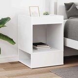  Stranska miza Bela 40 x 40 x 56 cm Konstruiran les, (5000201817) | Shoptok.si