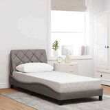  posteljni okvir brez vzmetnice Taupe 90x200cm Tkanina, (22012048) Cene