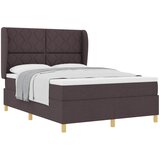  Krevet s opruga kutije Tamno smeđa 190 x 140 cm tkanina | shoptok.hr