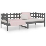  Dnevni ležaj sivi 80 x 200 cm od masivne borovine | shoptok.hr