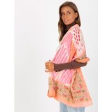 Fashion Hunters Coral patterned cotton scarf | Shoptok.si