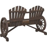  Vrtni dvosjed Adirondack od masivne jelovine | shoptok.hr