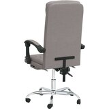  Uredski naslonjač od tkanine smeđesivi | shoptok.hr