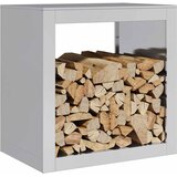  Stalak za drva za ogrjev 60 x 40 x 60 cm od pocinčanog čelika | Eponuda.ba
