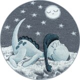 Ayyildiz Carpets Modra/siva otroška preproga ø 120 cm Bambi – Cene