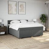  Okvir kreveta s oprugama i madrac svjetlosivi 180x200cm tkanina | shoptok.hr