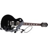  Otroška kitara + mikrofon povezan z instrumentom - črna | Shoptok.si