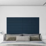  Zidne ploče 12 kom plave 90 x 15 cm baršunaste 1 62 m²