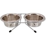 Plaček Pet Products Set posuda s postoljem od nehrđajućeg čelika za pse ø 13 cm Dog Fantasy – | shoptok.hr