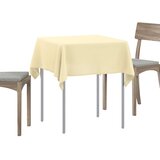  Tkanina za stol 5 kom. Krem bijela 90 x 90 cm Poliester | shoptok.hr