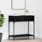  Konzolni stol Crni hrast 75x34 5x75 cm Konstruirano drvo | shoptok.hr