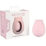 petit tumble toy balu pink - gumena interaktivna igračka za pse sa nepravilnim kotrljanjem (roze)