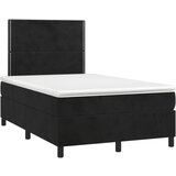  The Living Store Box spring postelja z vzmetnico črna 120x190 cm žamet - Box Spring Postelja, (21489860) | Shoptok.si
