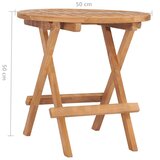  Sklopivi vrtni stol 50 x 50 x 50 cm od masivne tikovine | shoptok.hr