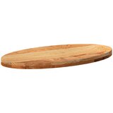Stolna ploča 80x40x4 cm od ovalna masivna hrastovina | shoptok.hr
