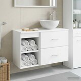  Set namještaja za kupaonicu 2 kom. Bijela Konstruirano drvo 49,5 x 41 x 80 cm | Shoptok.si