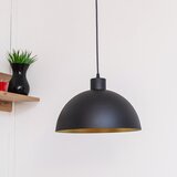  Visilica na sajli VESPER 1xE27/15 W/230 V, prečnik 30 cm, crna/zlatna | Eponuda.com