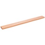  Polica svjetlosmeđa 100x10x2 cm od obrađene hrastovine | shoptok.hr