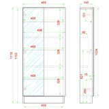 MID.YOU Omara Za Čevlje Fulsia, Bela | Shoptok.si
