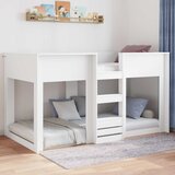  Krevet s daskama Bijelo 80 x 200 cm Konstruirano drvo | shoptok.hr