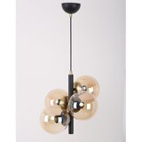 Squid Lighting Crna viseća svjetiljka sa staklenim sjenilom ø 35 cm Forte – | shoptok.hr