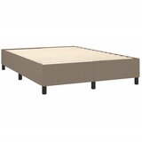 Okvir za krevet s oprugom smeđesivi 140 x 190 cm od tkanine | Eponuda.ba