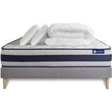 ACTISOM Celoten paket za posteljo - Vzmetnica 180x200 cm + Vzmetni okvir z letvami (komplet) + 2 vzglavnika + odeja - Actiflex Ergo, (21613947) | Shoptok.si