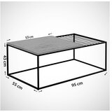 Hanah home Sto za kafu Zinus Sea Hrast | ePonuda.com
