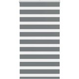 vidaXL Zebra senčilo temno sivo 85x150 cm tkanina širina 80,9 cm | Shoptok.si