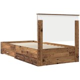  Krevetna konstrukcija Staro drvo 100 x 200 cm Konstruirano drvo Smeđa 210 x 102 x 100 cm | shoptok.hr