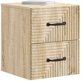  Stenski nočni omarici 2 pcs Sonoma hrast 34,5 x 33 x 40 cm, (5000209893) | Shoptok.si