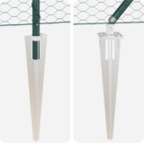 vidaXL Heksagonalna ograja Zelena 1x10 m Jeklo | Shoptok.si