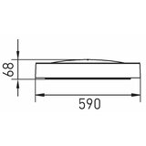  LED prigušiva stropna svetiljka SAMER LED/40W/230V 2900-6000K + daljinski upravljač | Eponuda.com