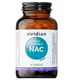 Viridian Nutrition Visoko potenciran NAC Viridian (60 kapsul)