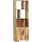 Police Knjižna polica 60x35x180 cm trden mangov les | Shoptok.si