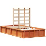vidaXL Konstrukcija postelje Voskast rjav 100 x 200 cm, (5000126116) | Shoptok.si