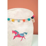 Premier Housewares Bela tekstilna otroška škatla za shranjevanje ø 38x48 cm Mimo Eclectic Horse – | Shoptok.si