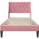  Okvir za krevet Ružičasta 100 x 200 cm Baršun - Ružičasta 100 x 200 cm | shoptok.hr