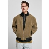 Urban Classics Plus Size Box Sherpa Jacket tiniolive | Shoptok.si