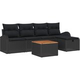  Sjedeća garnitura za vrt 6 kom. poliratan 234 x 117 x 85 cm | shoptok.hr