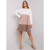 RUE PARIS Dress-RV-SK-7188.83P-brown | Shoptok.si