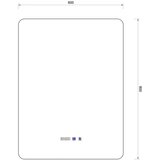 Linni ogledalo za kupatilo 8074 led 60x80 | ePonuda.com