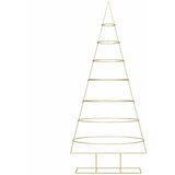 Metalna božićna jelka Zlatno 209 cm Čelik s praškastim premazom | shoptok.hr