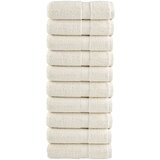 Premium ručnici za pranje SOLUND 10 kom. krem boje 30x30 cm 600 g/m² | Shoptok.si