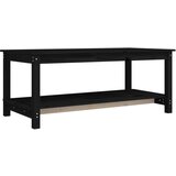  Klubska mizica črna 110x55x45 trdna borovina, (20711344) | Shoptok.si