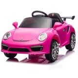  Porsche RUF CTR3 Roze Automobil za decu Licencirani ( EVA Gume i Kožno sedište ) | Eponuda.com